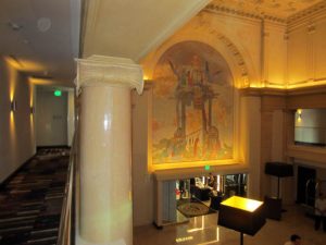 Close-Up of ATT's "Happy Hunting Ground" mural at the Marriott