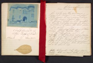 Margaret True's diary, including these pages will be displayed in "A Day in the Life" exhibit